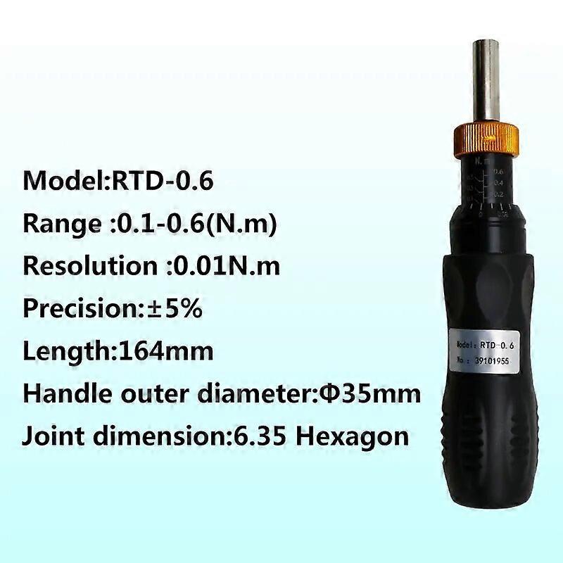 SHAHE New Presetting Type Adjustable Torque Screwdriver 6.35 Hexagon Screwdriver Tool Set Hand Tools