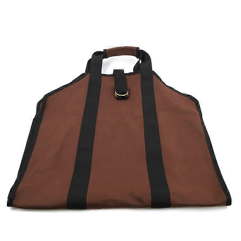 Firewood Tote Bag Dustproof Lightweight Convenient Fireplace Log Carrier Holder Woodpile Rack for Home KAESI