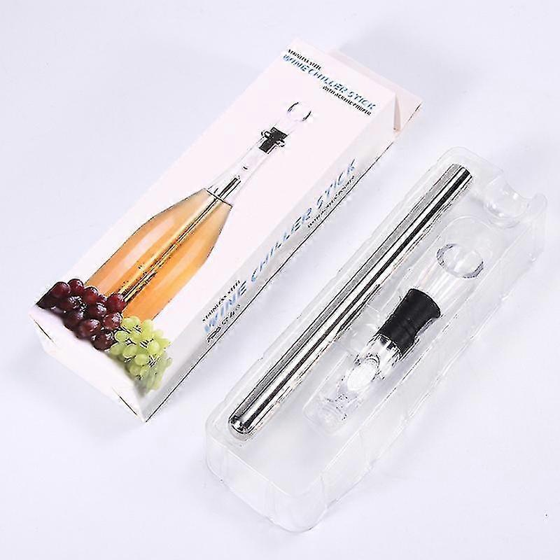 Wine Cooler,wine Chiller With Stainless Steel Wine Pouer And Chill Rod,wine Bottle Cooler Stick