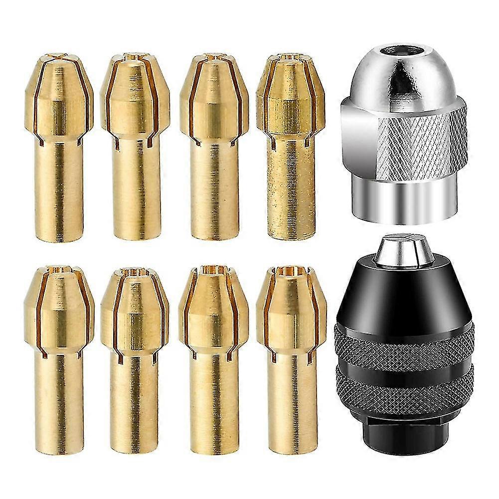 Collet Set, Replacement 4486 Chuck Collet Set,chan Collet 1/8in X 2, 3/32in X 2, 1/16