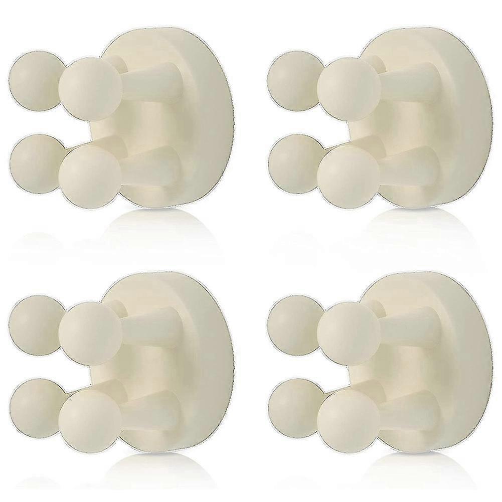 Silicone Toothbrush Holder,hook Waterproof Self Adhesive Single Toothbrush Hook Plug Holder For Wal