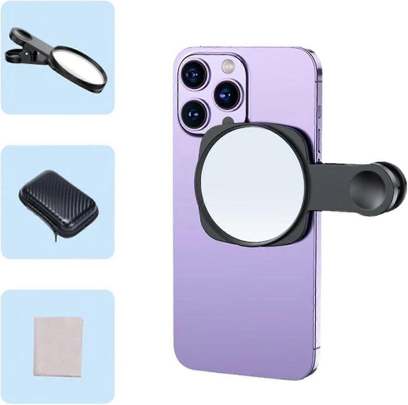 Cell Phone Camera Mirror Reflection Shooting Clip -aqwg