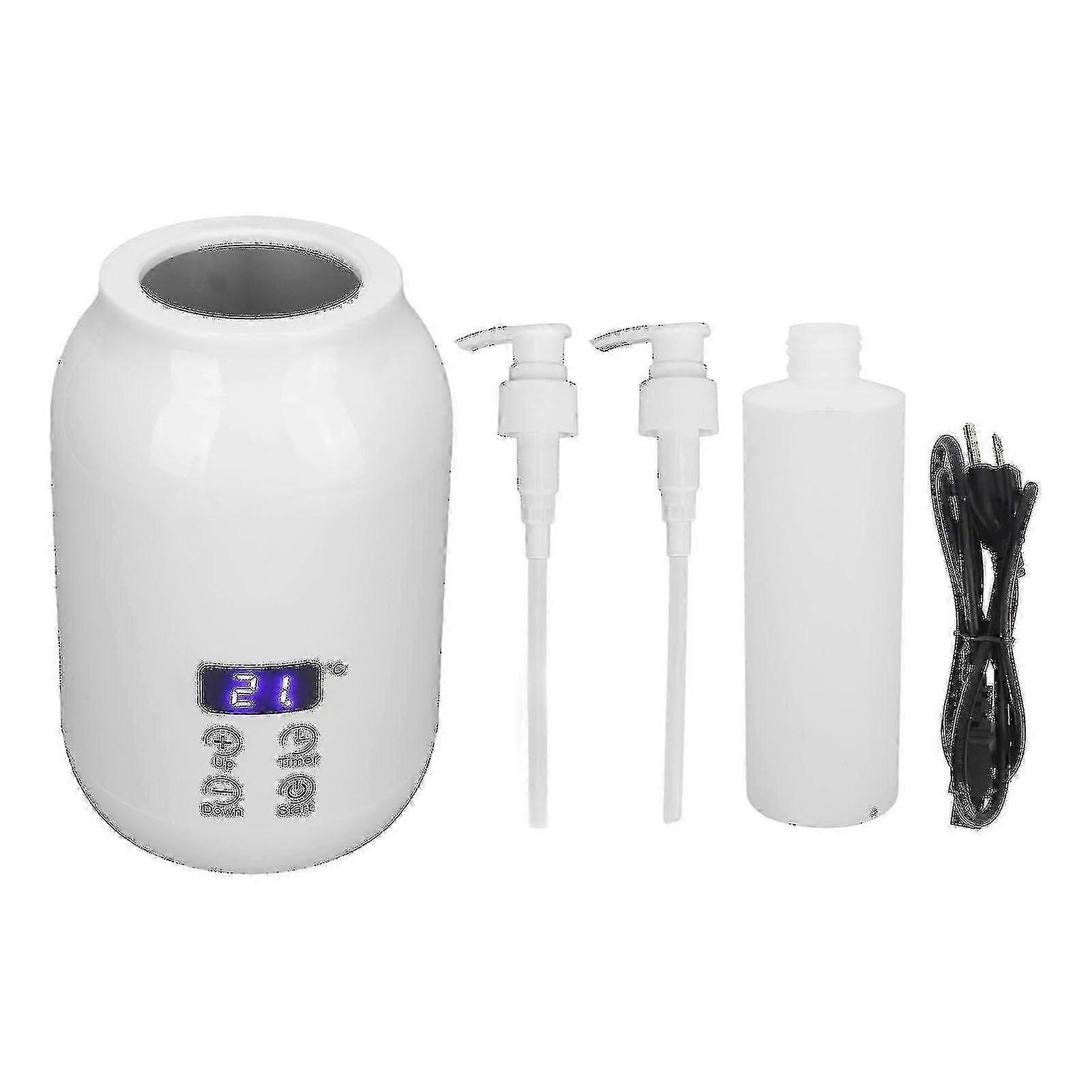 Massage Oil Heater Led Display Touch Control Temperature Adjust Essential Oil Bottle Warmer