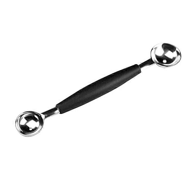 Double-Sided Fruit Melon Baller Spoon, 2 in 1 Stainless Steel Scoop Cutter 18cm2pacs