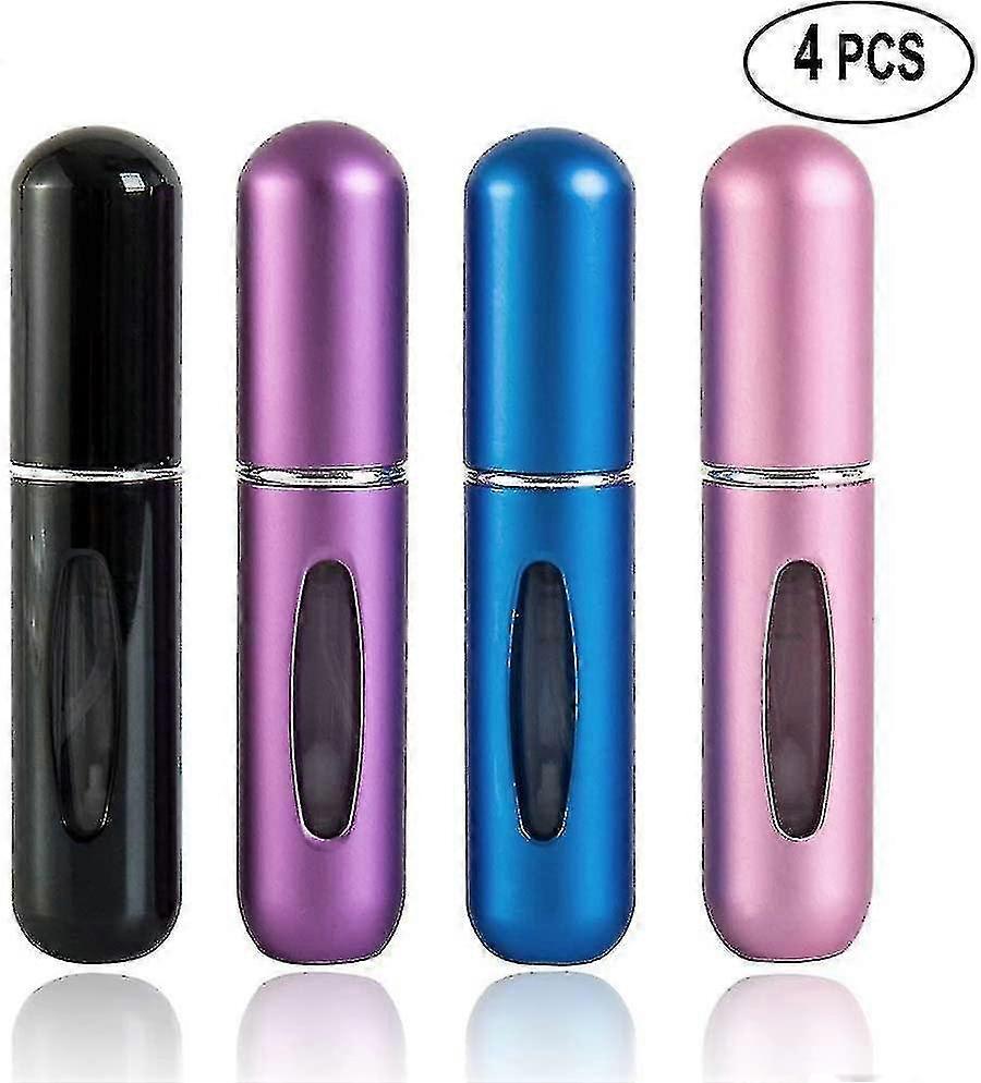 Set Of 4perfume Atomiser Refillable Travel Perfume Atomiser Perfume Atomiser