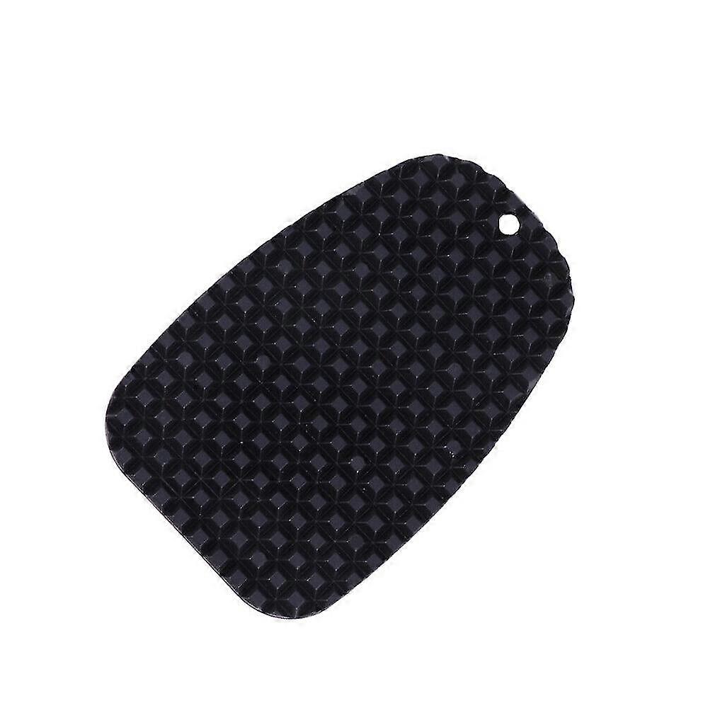 Motorcycle Kickstand Puck Motorcycle Side Stand Support Plate.(black)(1pcs)