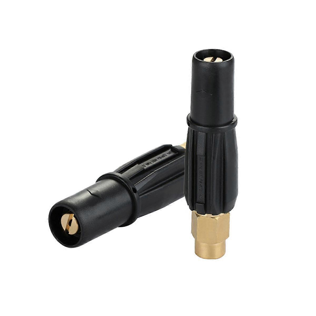 Brass Fan-Shaped Snow Foam Nozzle Self-Priming Nozzle for High Pressure Washer Generator Car Cleani