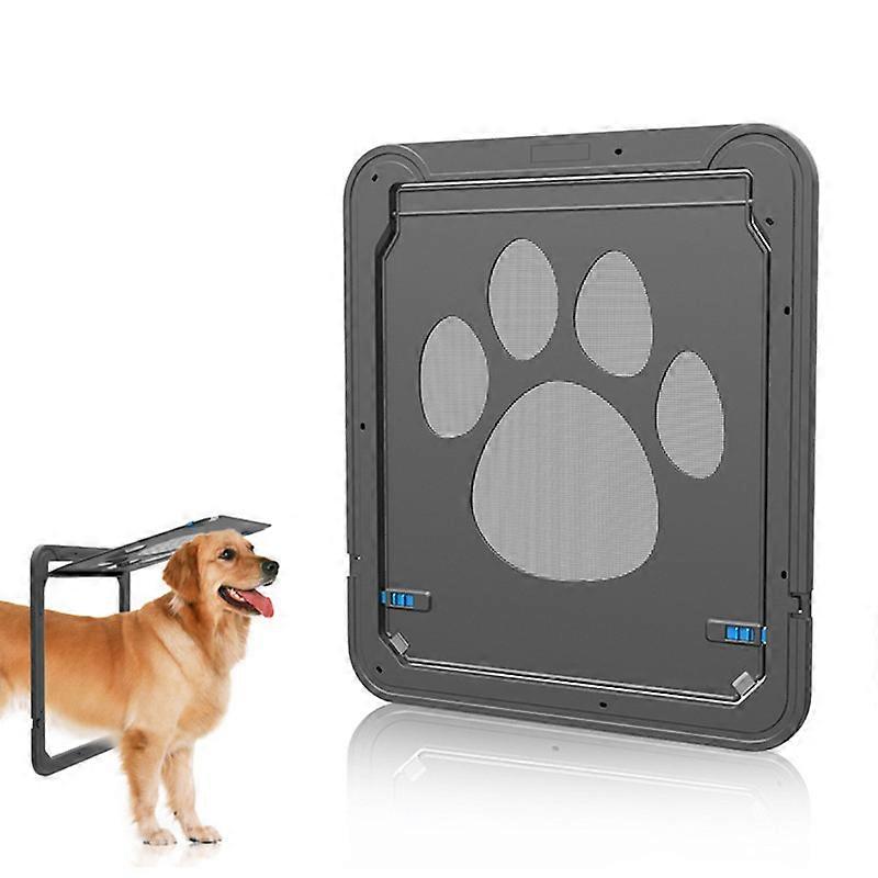 EVAGO Pet Dog Screen Door for Sliding Door Protector Doggy Cat Screen Door with Magnetic Automatic Closure, Lockable Gate
