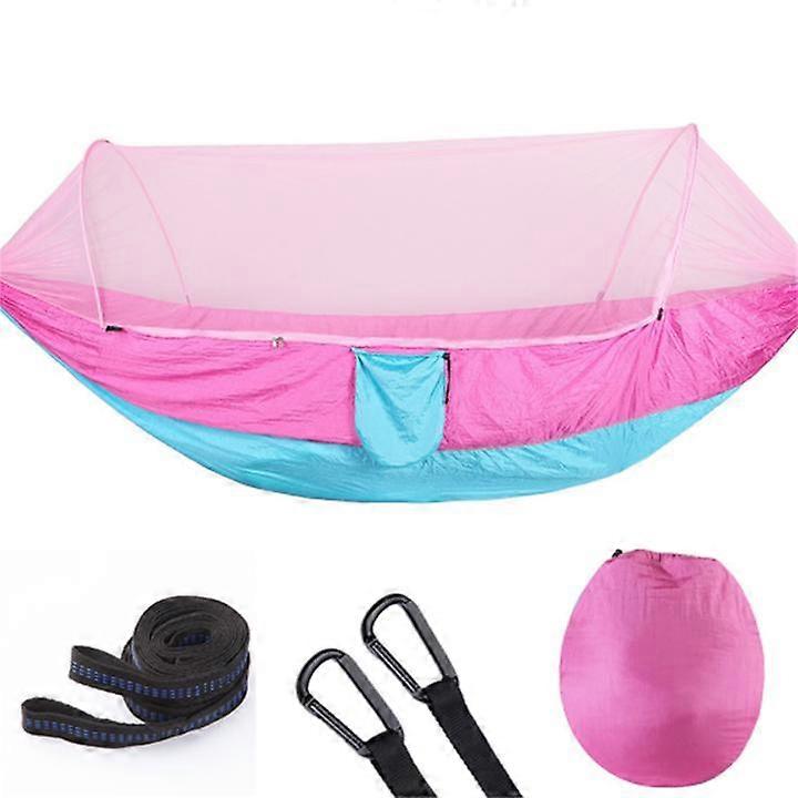 Mosquito Net Hammock & Fully Automatic Quick-Opening, Outdoor Single Or Double Person, Nylon Cloth, Camping Mosquito Net, Hammock, Mosquito-Proof Hamm