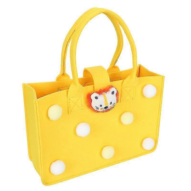 30X20cm yellow shopping totes easter gift pouch multi-function egg bag decorative cookies bag easter