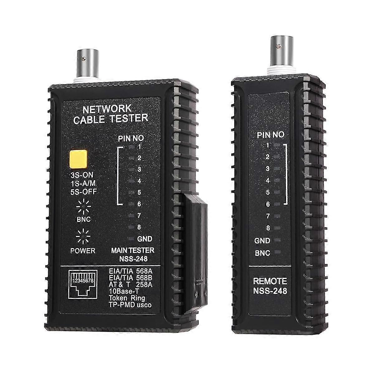 Coax Continuity Tester, Network Cable Tester for Data & Coax Cables