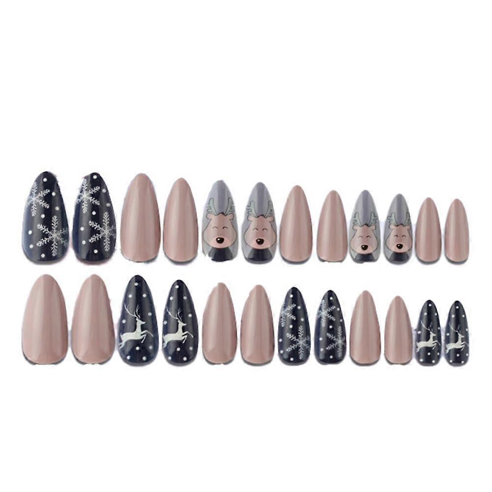 Unghii false de Crăciun Unghii false de Crăciun pentru femei și fete