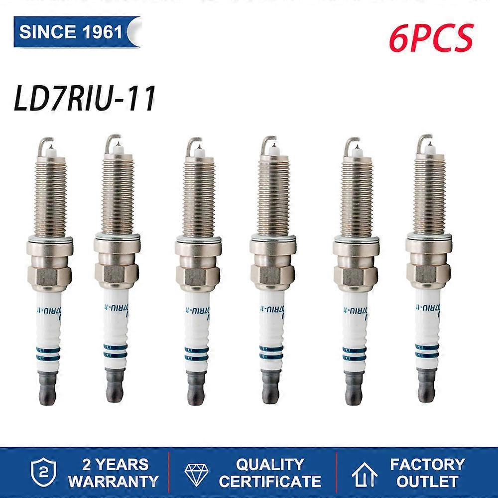 (Pack of 4-8) Car Candles Iridium Power TORCH Spark Plugs LD7RIU-11 for Toyota Nissan Honda MERCEDES-BENZ SUBARU MAZDA