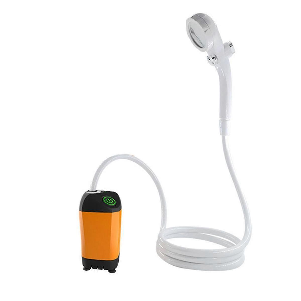 , Portable Shower for Outdoor Shower, Watertemperature Viewable Shower Adjustable Shower Heads Hose