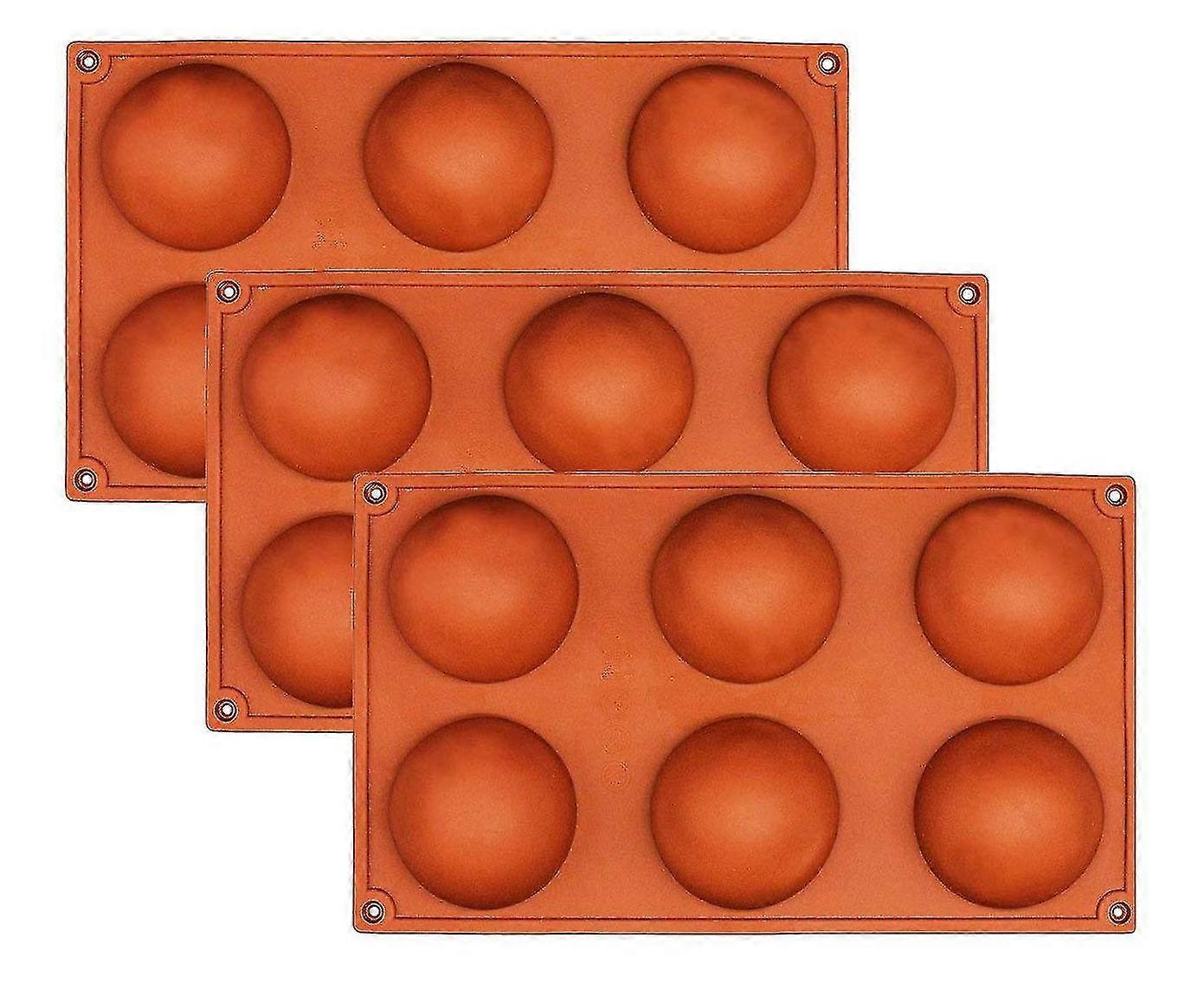 Set von 3 Antihaft-Silikonform