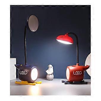 Lampada Da Scrivania A LED, Lampada Da Tavolo Astronauta Con Portapenne E Proiezione, Lampada Da Tavolo A LED Regolabile, Lampade Da Scrivania Ricaricabili Dimmerabili, Lampade Per La Cura Degli Occhi - 4