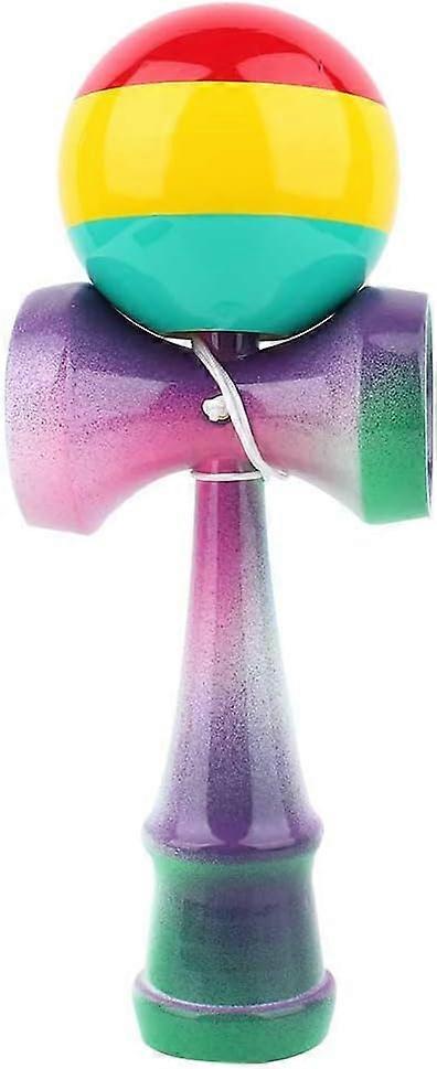 けん玉けん玉おもちゃ日本の伝統的なおもちゃ木製塗装ボールけん玉キッズスポーツゲーム