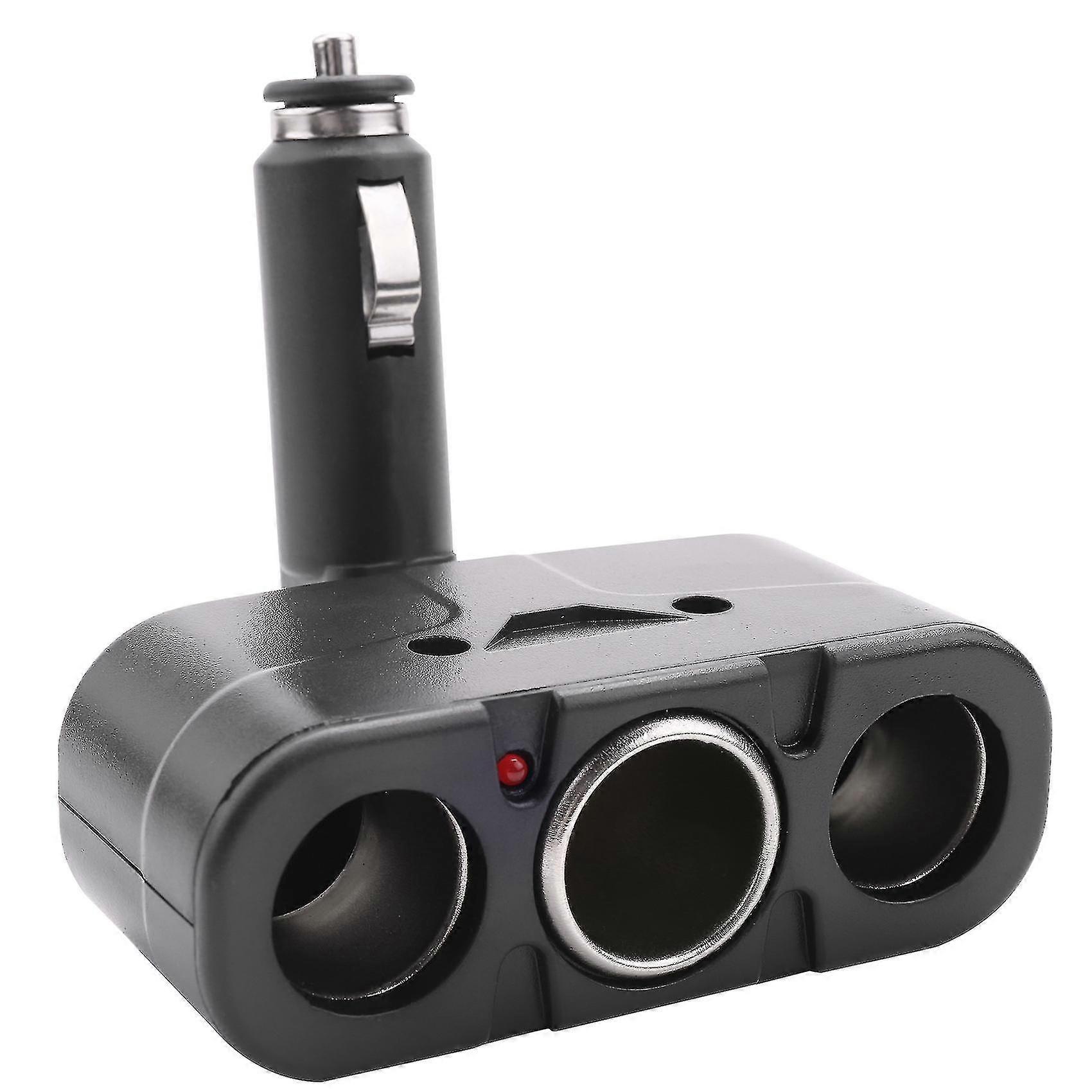 3 Way Socket Car Lighter Splitter Led Adapter
