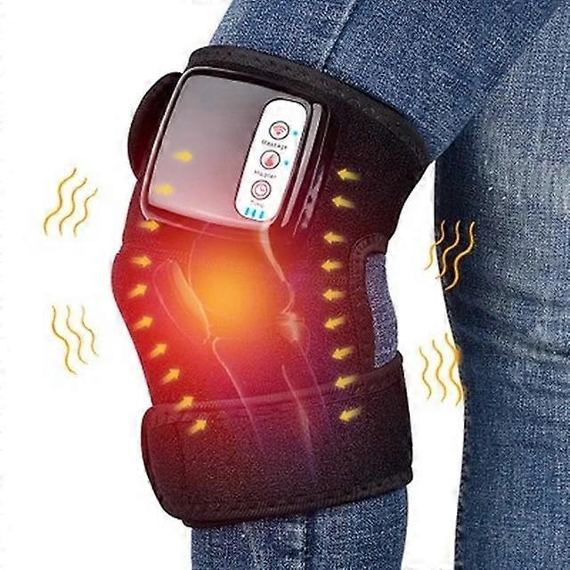 NY Mjuk Elektrisk Knä Massager Långt Infraröd Gemensam Sjukgymnastik Armbåge Knä Pad Vibration Massage Smärtlindring Hälsovård