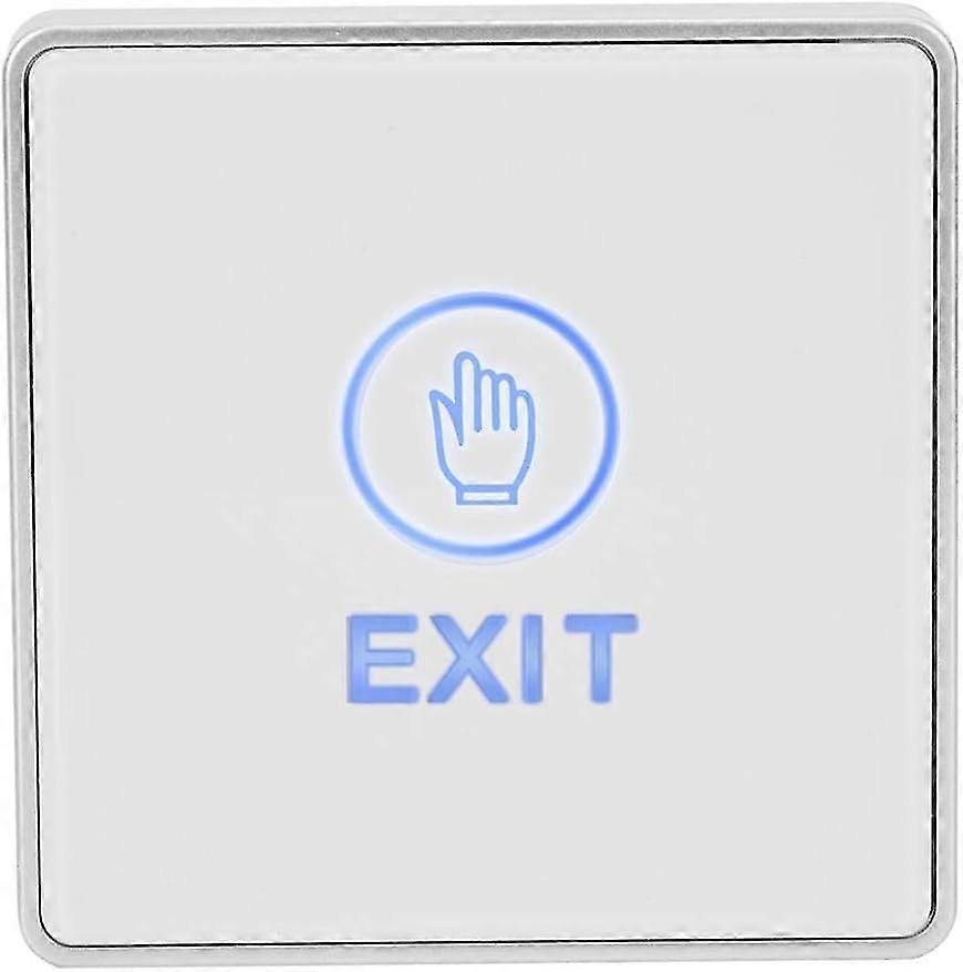 Home Security Unlock Exit Button, Touch Sensor Door Access Control System Switch for Door Access Con