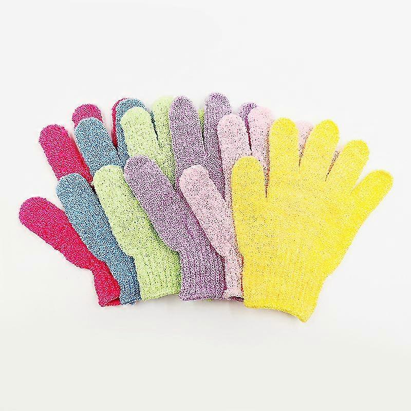 Exfoliating Bath Gloves 6 Pairs