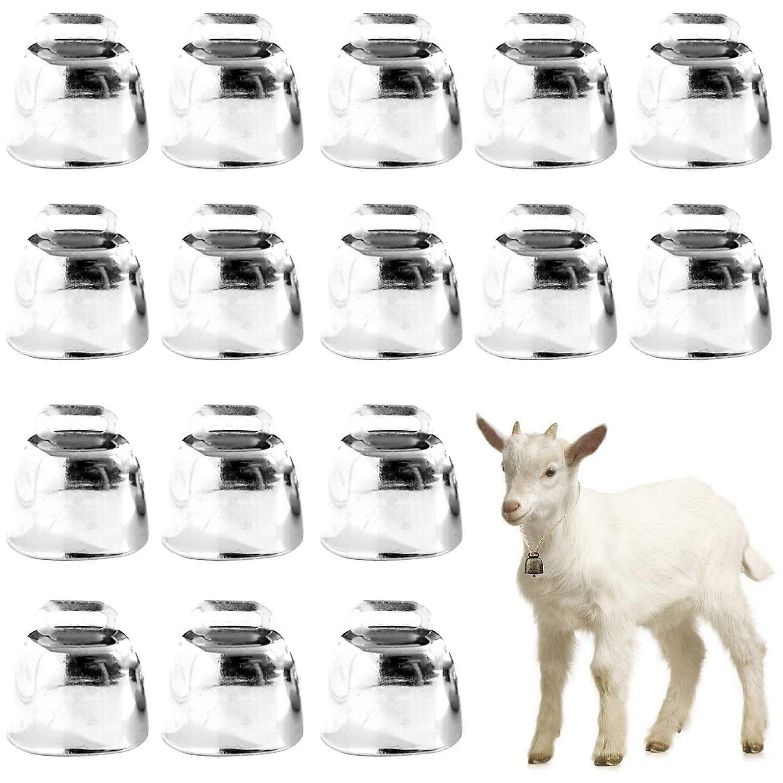 ビンテージスタイルのメタルカウベル、放牧牛、馬、羊の放牧用プレミアムカウベル、動物用アンチロストアクセサリーベル農場用ベストギフト