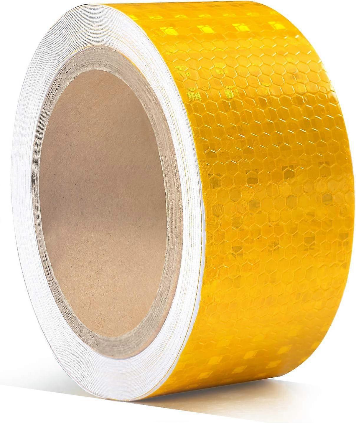 Reflective tape, yellow (2 rolls)