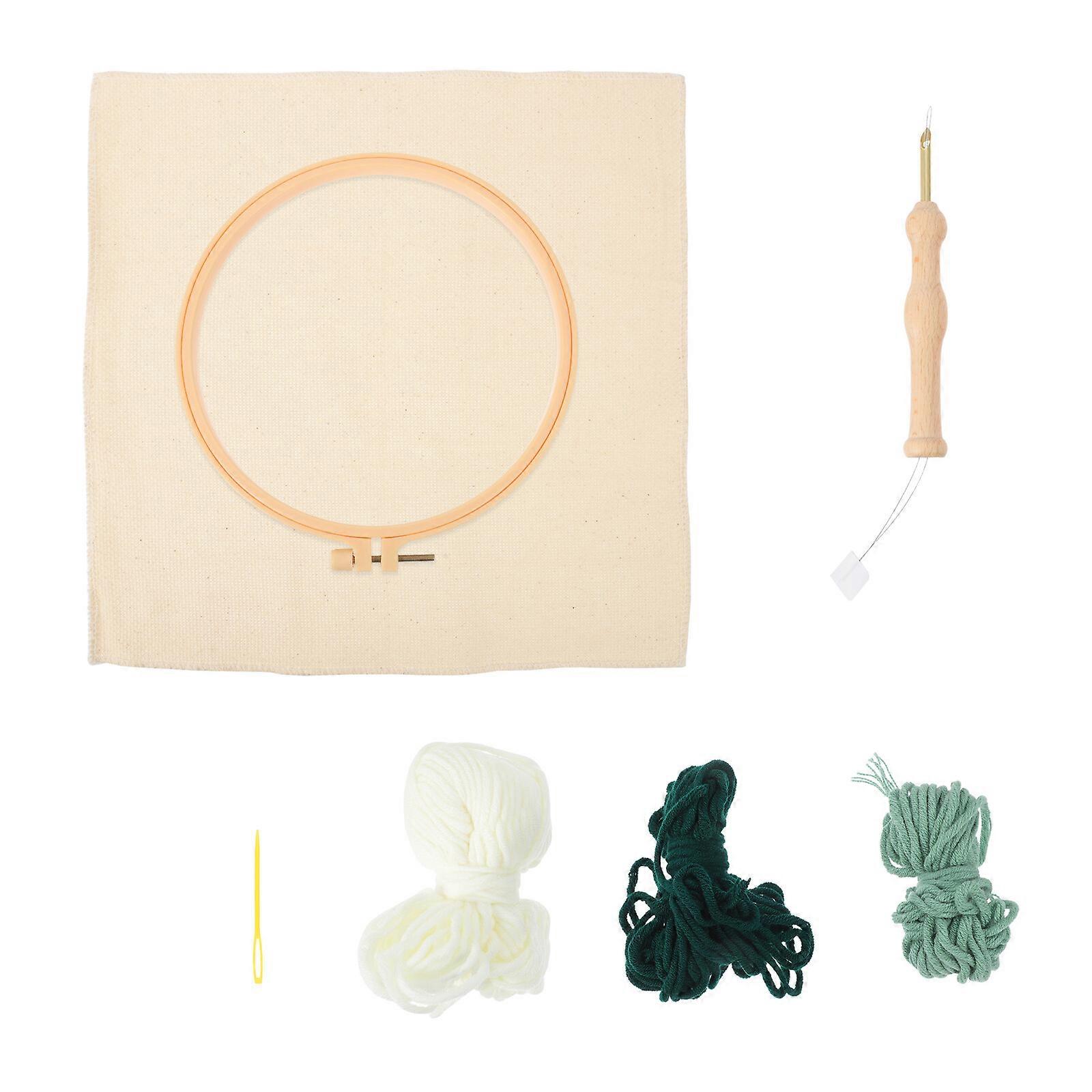 1 Set Punch Needle Kits Punch Needle Beginner Kits DIY Embroidery Material