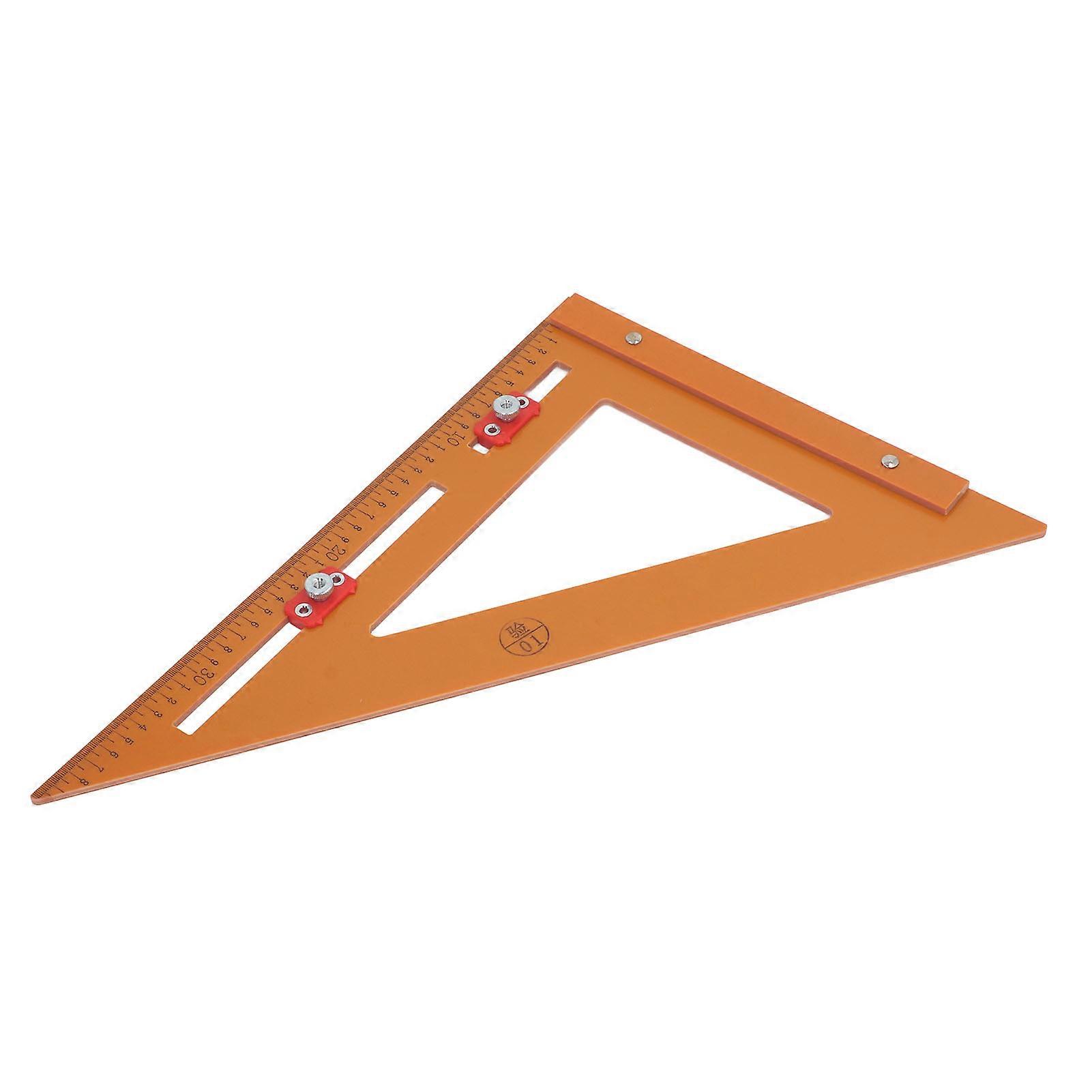 Rafter Square Multi-Functional 300x420mm Plastic Triangle Ruler
