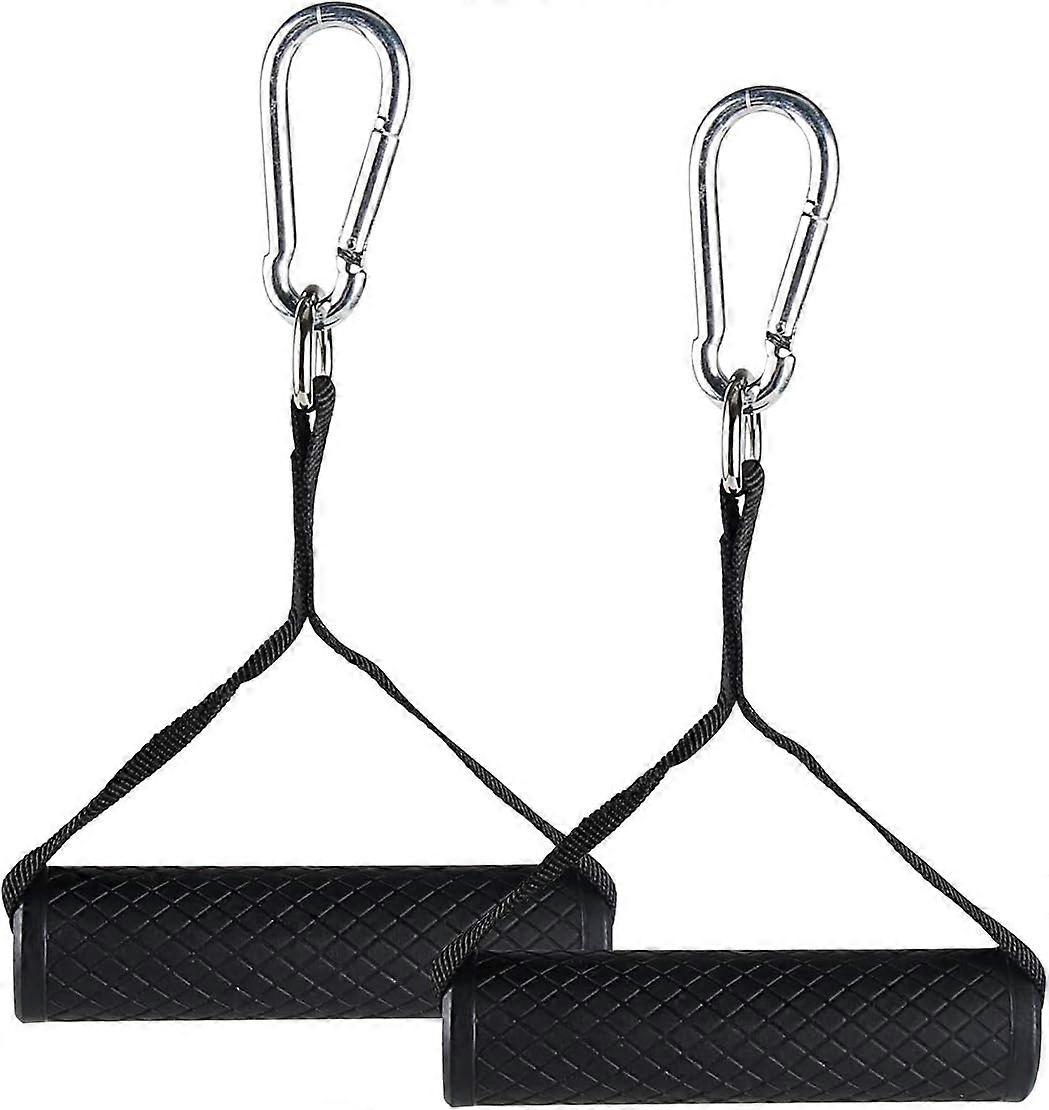 抵抗バンドハンドルヘビーデューティケーブルマシンアタッチメント、強力なナイロンウェビング、シームレススチール D リング