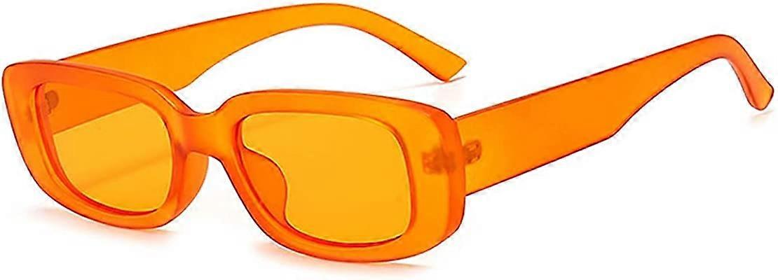 Rectangular Sunglasses for Women Men Sunglasses Y2K Retro Thick 90s 00s Rectangular Sunglasses