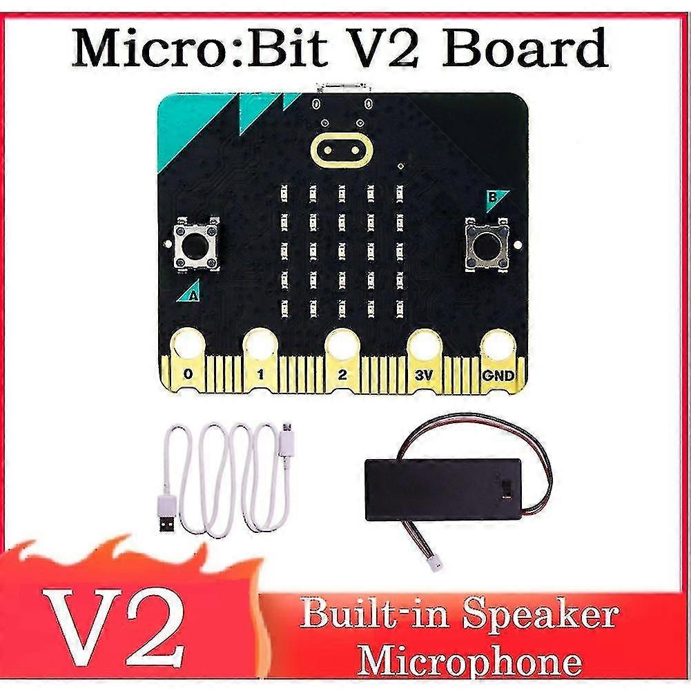 bbc v2 kit eingebauter lautsprecher mikrofon berührungsempfindliche programmierbare entwicklungsplatine + batteriekasten d-