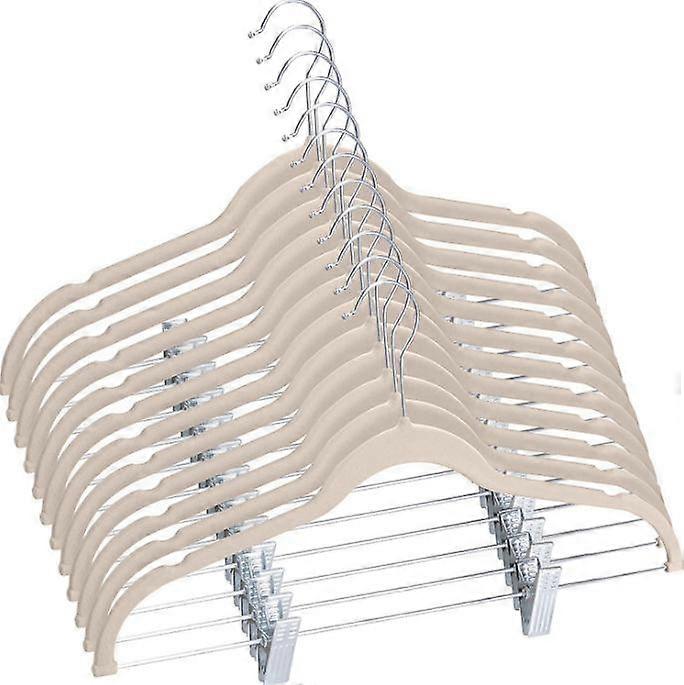 Non Slip Pants Hangers 10 Pack Slacks Hangers