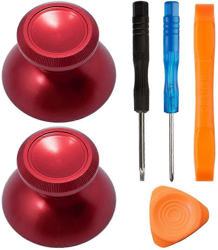 Metal Thumbsticks for Xbox One/ PS4 Controllers, Aluminum Joysticks Replacement Parts for Xbox One S (2 Pcs)