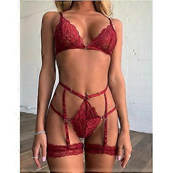 Frauen Sexy Dessous BH Bustier Riemchen G-String Set Unterwsche | Fruugo DE