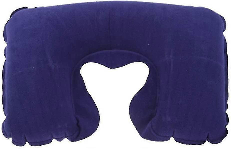 En forme de U gonflable Neck Rest Portable Folding Travel Pillow Rest Coussin