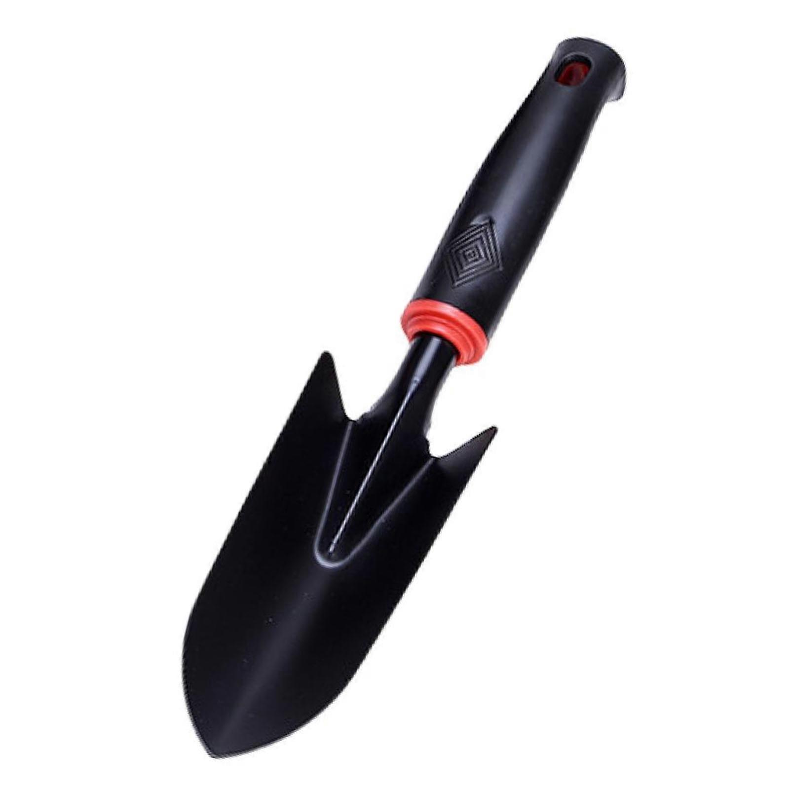Garden Rake Weed Removal Tool with Non-Slip Handle Polished Surface Non-Stick Soil Loosening Rake Planting Shovel Jikaix