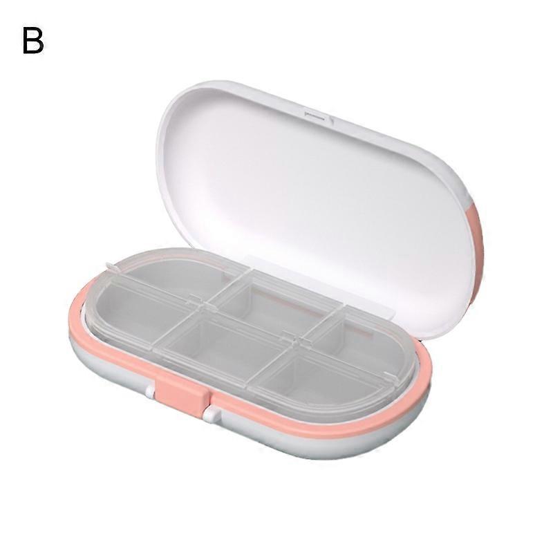 4/6 Grids Pills Box Water Proof Detachable Portable Tablet Vitamin Pill Storage Holder for Travelling