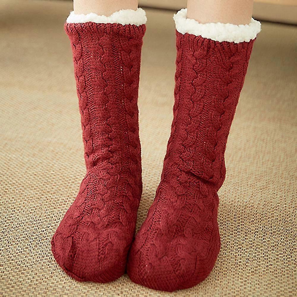 Womens Thick Fluffy Warm Socks Home Winter Socks