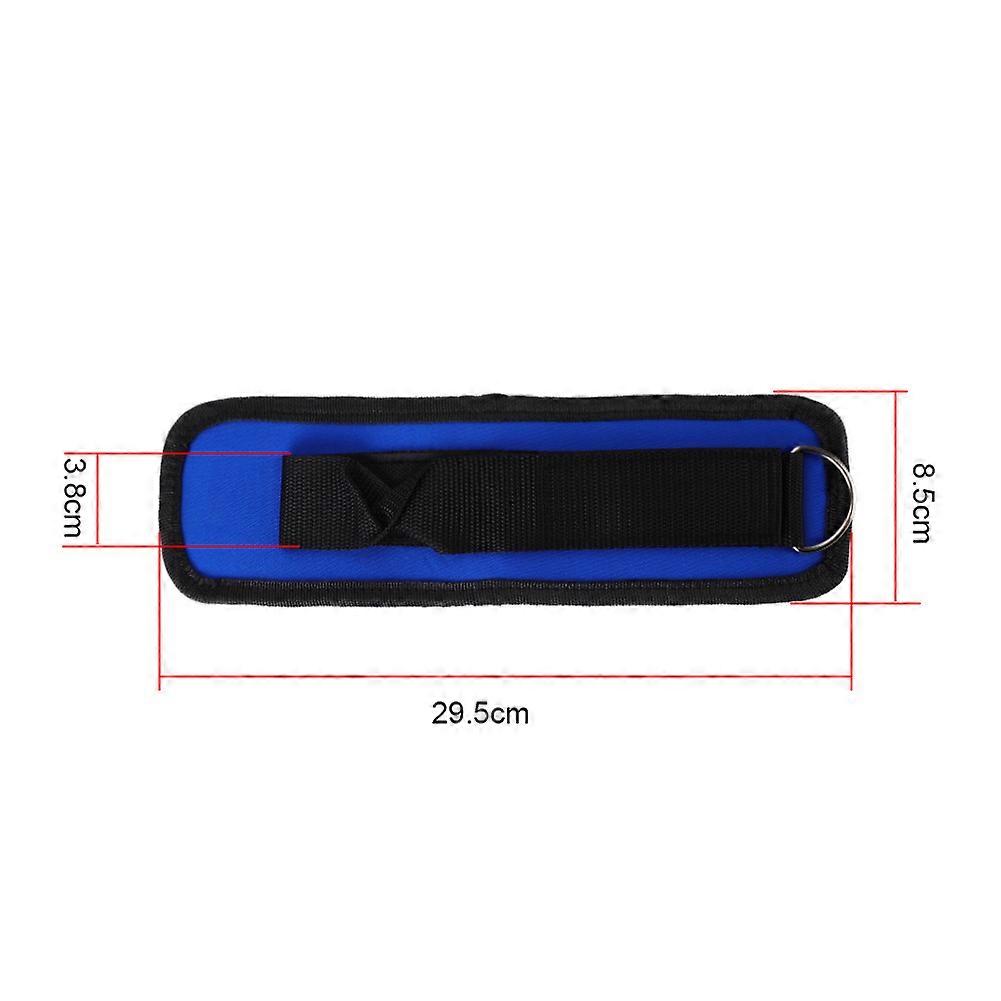 踝带腿部力量训练负重力量带健身脚环（蓝色）