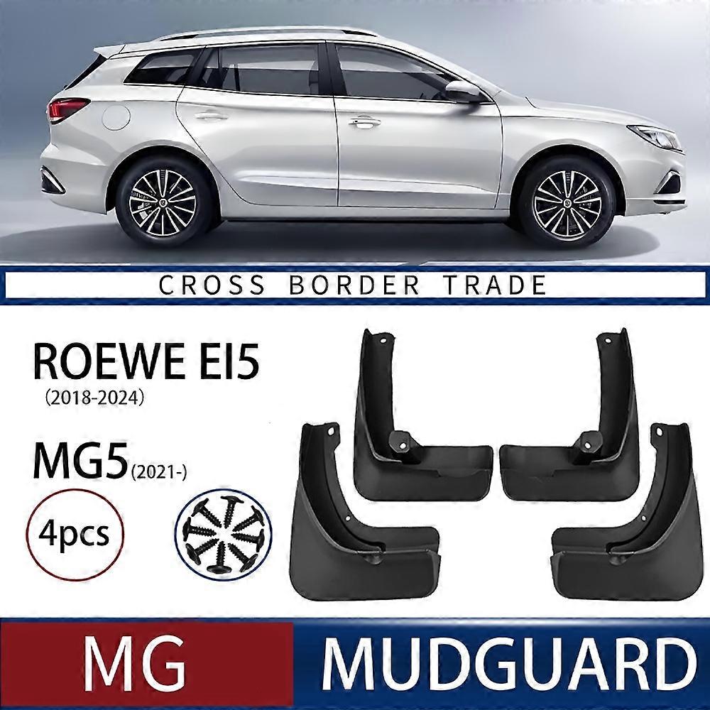 For Roewe Ei5 2018-2024 Splash Guards Mud Car Accessories Flaps Mudguard Protector Auto Parts 4Pcs