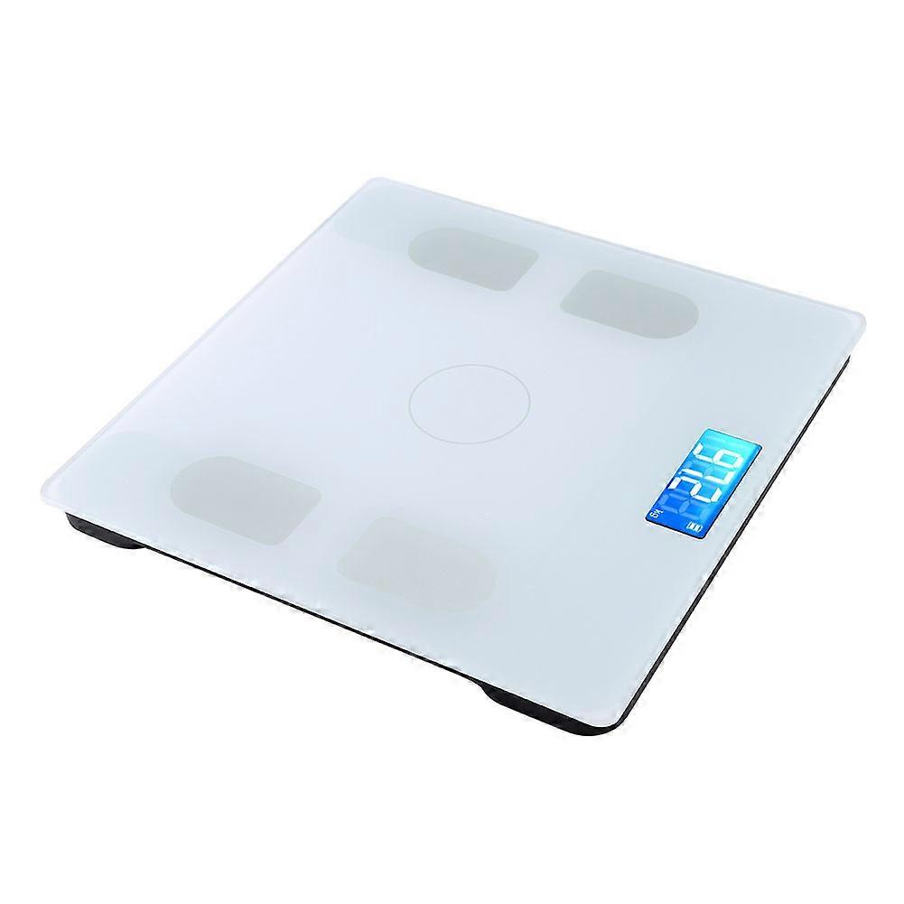 Bluetooth Body Fat Scale Digital Wireless Weight Scales with Smartphone APP(White)
