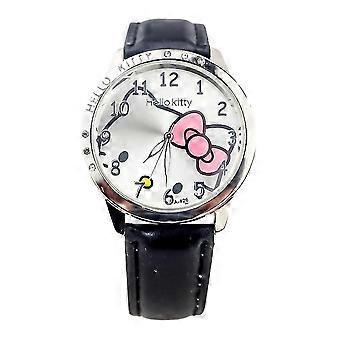 Hello Kitty Muster Uhr Quarz Armbanduhren für Kinder Mädchen Kinder Geburtstagsgeschenk