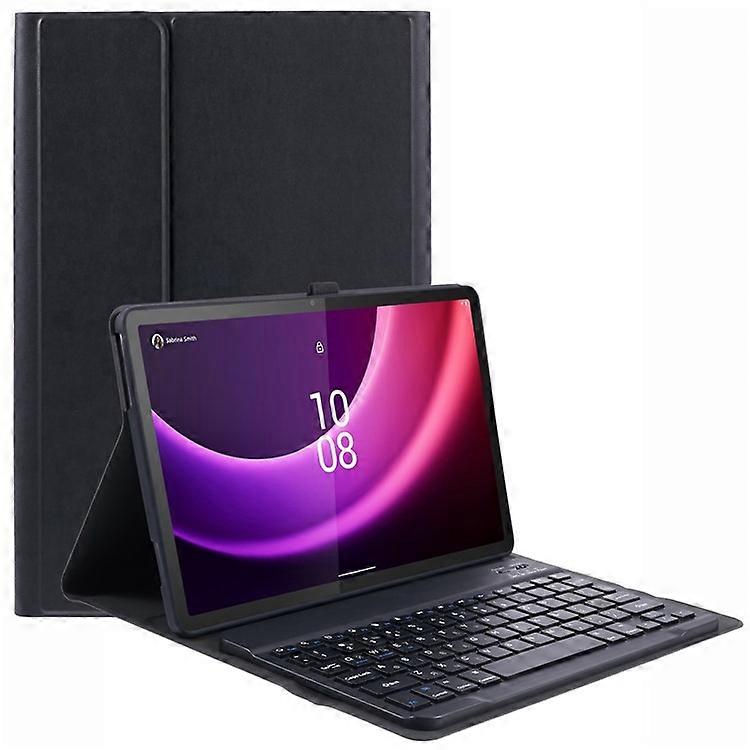 Compatible For Lenovo Tab P11 Gen 2 PU Leather Tablet Stand Case with Bluetooth Keyboard , English + Ukrainian Keyboard