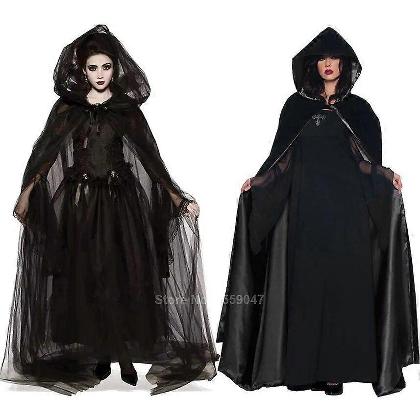 Pareja Trajes Negros Para Halloween Disfraz De Traje Negro Para