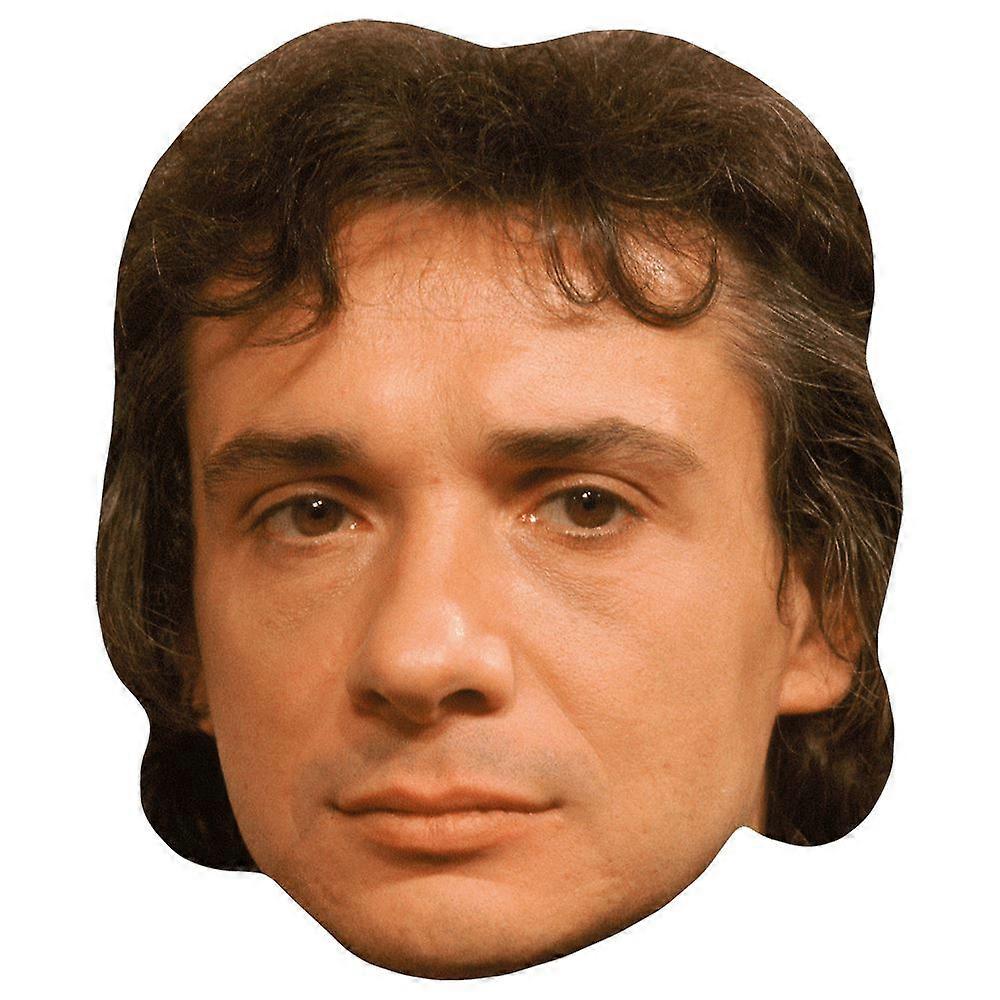 Michel Sardou (Young) Celebrity Mask, Flat Card Face