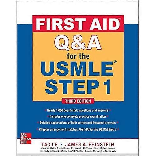 Erste Hilfe Q&A für USMLE Step 1, dritte Auflage