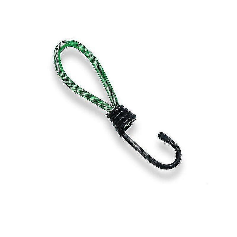 12pcs Bungee Cord With Hooks Elastic Bungee Rope 15cm Metal Shock Cord Hooks compatible Tarpaulin,tents,canopy,banners,camping Tarp-C7