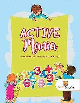 ACTIVE Mania  Activity Books Set  Math Workbook Grade 2