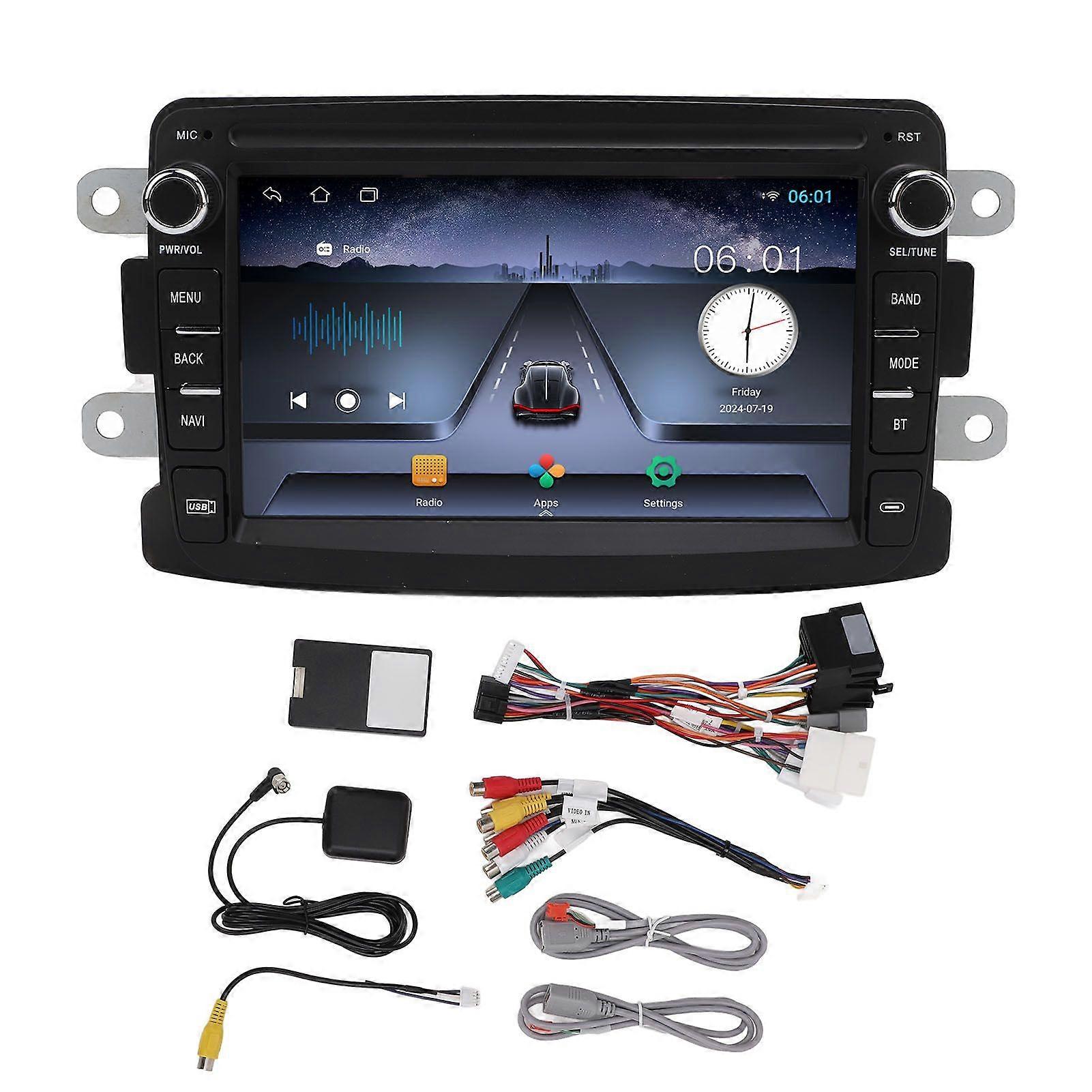 Car Stereo 7 Inch Touch Screen for Carplay Wireless GPS Navigation Bluetooth WiFi Reversing Image for Duster Logan Sandero MK9564